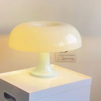 Lámpara de escritorio de hongo, decoración nórdica, sala de estar simple, mesita de noche, lámpara de escritorio creativa USB - details 2