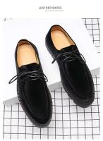Zapatos informales de boda de vestir estilo caminar para hombres de negocios de cuero PU oficial de verano - details 5