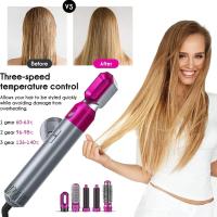 Cepillo Secador De Pelo Profesional 5 En 1, Cepillo De Aire Caliente De 1100W, Rizador De Pelo AutomáTico, Alisador, Rizador - details 4