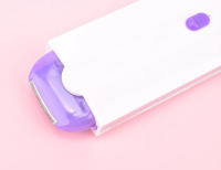 Depiladora recargable por USB para mujer, afeitadora corporal portátil, herramienta rotativa de eliminación de vello facial, piernas, Bikini y labios - details 12