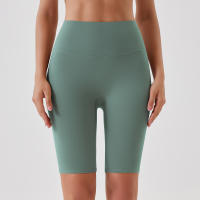 Hamidou-pantalones cortos de Yoga para mujer, mallas deportivas transpirables, de cintura alta, para entrenamiento y gimnasio - details 30