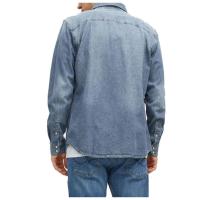 Camisa Azul Denim Comodidad para Hombres Moda Casual - details 2