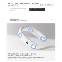 Nuevo perezoso Halter ventilador mudo deportes al aire libreUSBVentilador eléctrico Halter sin hojas pequeño ventilador - details 2
