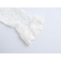 Vestido Largo de Encaje OUWU Estilo Playero con Volantes Escalonados para Mujer - details 5