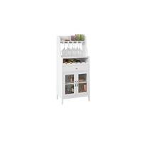 Aparador Cocina Cómoda Armario de Almacenamiento Buffet de Cocina L90 x D40 x H148cm ES - details 13