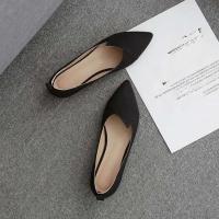 Zapatos Planos de Ante suave con Suela Baja para Mujer Mocasines de Ballet de Primavera y Otoño - details 1