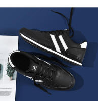 Zapatillas de deporte de cuero para hombre, zapatos deportivos informales para exteriores, antideslizantes, transpirables, cómodos para caminar - details 23