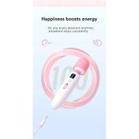 Vibrador AV para las mujeres Estimulador del clítoris Calentamiento poderoso femenino G punto masajero pantalla digital USB recargable juguete sexual adulto - details 11