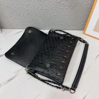 Bolso Cruzado De Cuero PU Negro Vintage Con Hebilla Y Estilo De Calavera Para Mujer Bolso De Hombro Moda Diseñador Bolsos - details 8