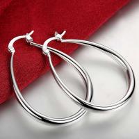 Pendientes de plata de ley  para mujer, aretes grandes con patrón de pez a la moda, regalos de joyería para fiestas - details 11