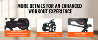 SucceBuy Bicicleta estática - Resistencia magnética ajustable para cardio en casa, bicicleta estacionaria con resistencia magnética - details 5