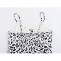 BUNO-Vestido Midi con estampado de flores para mujer, vestido largo con tirantes y estampado de flores - details 4