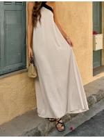 Vestido largo de verano sin tirantes, nuevo estilo festivo, hada voladora, sentido del diseño. - details 4