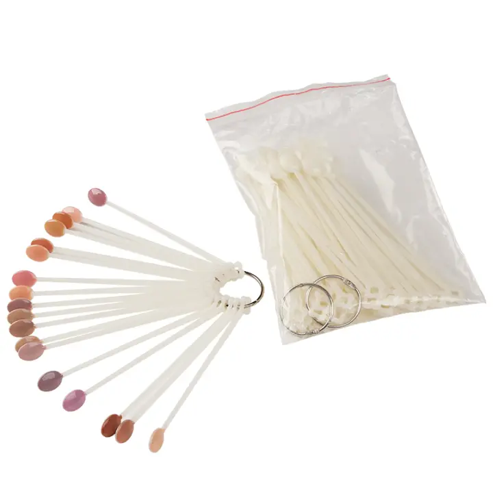 Juego de tabla de exhibición de uñas postizas, cuchara de punta de uñas acrílica, paleta de práctica, herramienta de exhibición de manicura artística, 50 Uds. - 1