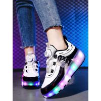 Zapatos de Ruedas Baozou Modelos Sencillos y Dobles Automáticos LED de Luz - details 11