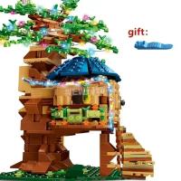 Mi mundo, MINI casa en el árbol de la granja, bloques de construcción, modelo de pueblo, cueva de montaña, juguetes para niños, juguetes para niños - details 3