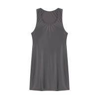 Mini calcetines sin mangas de color sólido con aceite brillante para mujer, vestido corto cansado, vestido elástico con cuello en U para fiesta - details 44