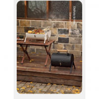Parrilla de Carbón Portátil de Doble Cara Adecuada para Uso Doméstico al Aire Libre - details 11