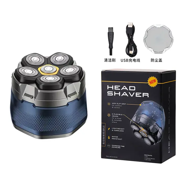 Afeitadora electrica hombre cabeza barba multifunción Portátil Cortapelos - 1