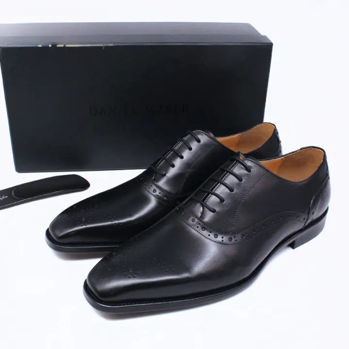 Vestido de cuero Zapatos de cuero Zapatos Oxford británicos para hombres Zapatos para hombres - 1