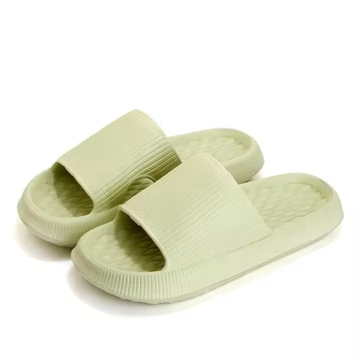 Chanclas de Plataforma Suaves Eva para Mujer Antideslizantes, Flat, 4cm de Espesor, Verano 2024, Uso Interior, Zapatillas de Baño, Moda - 1