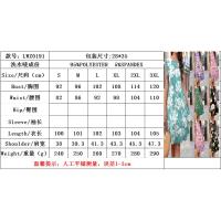 Vestido de manga corta para mujer, vestidos estampados elegantes, moda de verano - details 0