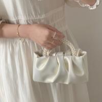 Bolso 2025 nueva moda de moda redonda perla portátil plisado nube bolsa nicho temperamento hombro bolsa de mensajero - details 9
