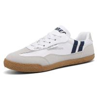 Moda plana verano transpirable 2025 nuevos zapatos deportivos de tenis negros casuales, alta calidad grande 46 - details 2