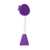 Cepillo de limpieza facial cepillo de película de barro de belleza herramientas de belleza DIY varilla de ajuste de película removedor de maquillaje instrumento de limpieza facial de silicona de doble uso cepillo - details 4