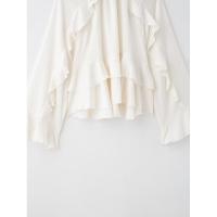 OUWU- Blusa con pliegues para mujer, camisa de manga larga, elegante, primavera, 2025 - details 3