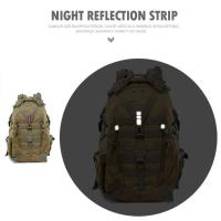 Mochila de Camping de 40L, bolsas de viaje para hombre, mochila táctica Molle para escalada, senderismo al aire libre, bolsa de pesca de hombro reflectante - details 2