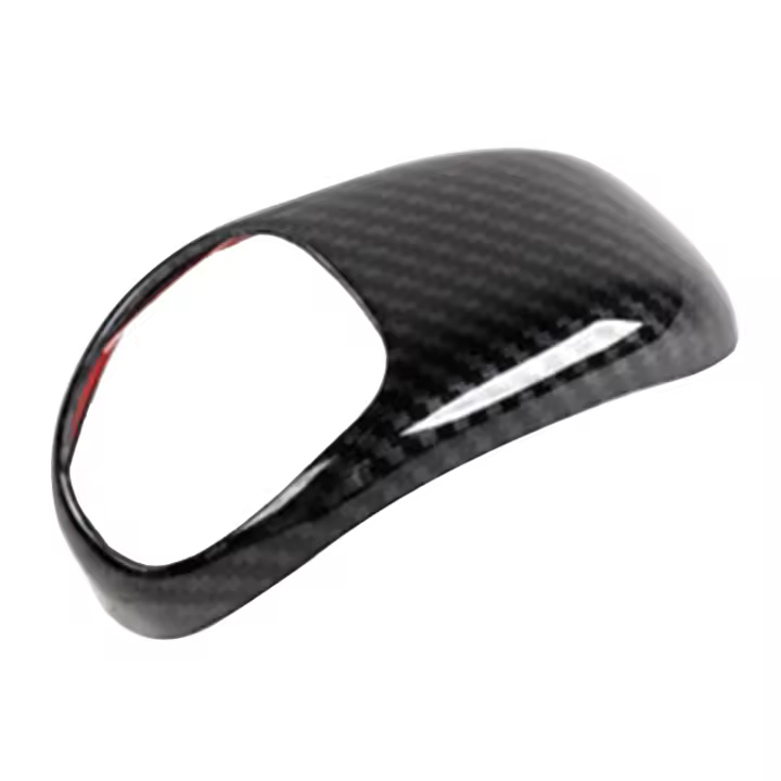 Para Jeep Grand Cherokee 2014-2015 perilla de palanca de cambios de fibra de carbono cubierta de palanca de cambios decoración de embellecedor - 1