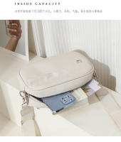 Bolso bandolera cuadrado pequeño de color sólido para mujer 2025 - details 2