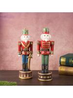 Gran oferta, marioneta creativa, Cascanueces, adorno navideño creativo para el hogar, gabinete de vino, adorno de resina - details 3