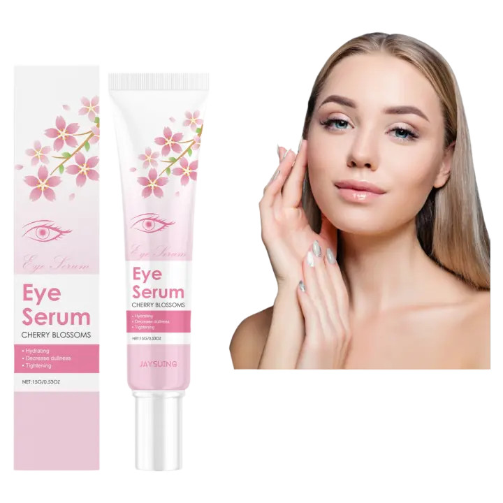 Jaysui 15g Sakura Crema Hidratante para Ojos reafirma e ilumina el área de los ojos hidratando e hidratando la piel - 1