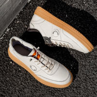 Xiaobai zapatos de hombre 2025 nueva superficie de cuero de verano deportes suela suave transpirable No. 1 zapatos de junta casual zapatos de cuero de los hombres. - details 34