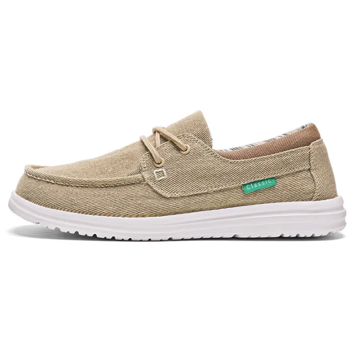 Los zapatos de lona para hombre son ligeros e informales, y los pies de los zapatos de tela viejos de Beijing son anchos. - 1