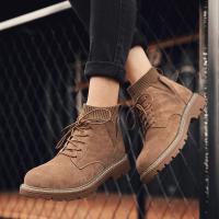 Nueva moda botas altas para hombre botas casuales para hombre al aire libre montañismo en la jungla botas de plataforma de fondo ancho - details 6