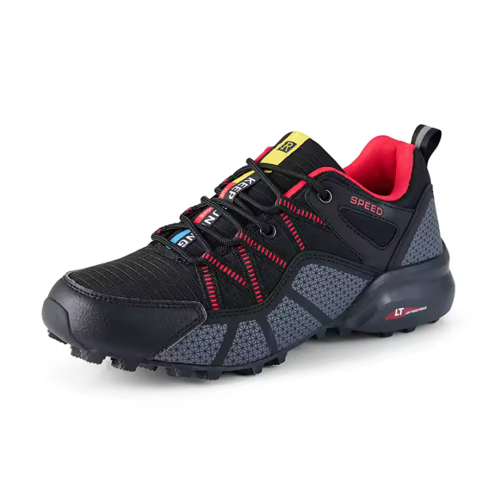 Nuevos zapatos de senderismo para hombre, zapatos de viaje de senderismo transpirables de malla, zapatos de campo traviesa para exteriores, zapatos deportivos de ciclismo de montaña - 1