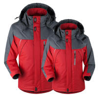 Chaqueta de lana de algodón gruesa extra grande 2025 para hombres, esquí, montañismo, entusiastas del aire libre, invierno. - details 0