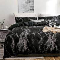 Juego de Ropa de Cama de Mármol Cubierta de Edredón Suave para Cama Doble Tamaño Rey - details 10