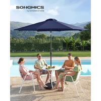 Sombrilla de Jardín 300 cm, UPF 50+, Parasol, 30 ° de Inclinación en dos Direcciones, con , para Patio, Terraza, , Piscina, sin Base, Beige GPU30BE - details 22