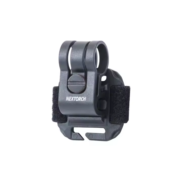 Abrazadera Táctica Nextorch GTK GLO-TOOB para Linterna Fuerte y Resistente a la Abrasión y Corrosión Compatible con Ops-core Arc Rail - 1