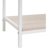 Consola 2 cajones Metal Blanco y MDF 80x30x75 cm - details 5