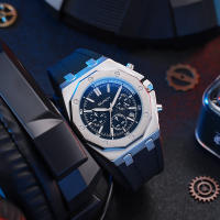 Nuevos relojes de la serie AP para hombre, auténticos, de alta gama, a la moda. Serie de cuarzo resistente al agua royal oak para hombre - details 10