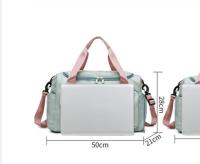 Bolsa de fiesta, compartimento para zapatos, fiesta para hacer ejercicio, bolsa grande con múltiples bolsillos, resistente al agua - details 1