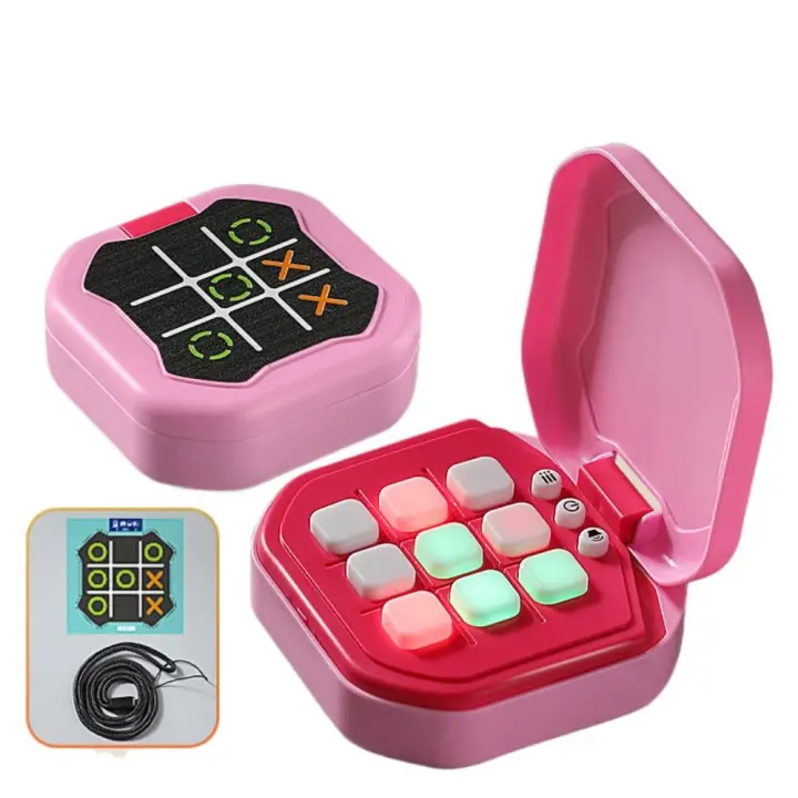 Juego electrónico TIC-TAC-TOE 9 en 1, rompecabezas educativo Montessori, juego de mesa, ejercicio de pensamiento, Mini juego de tres en raya y cruces - 1
