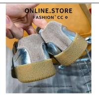 Zapatillas de deporte de suela gruesa para mujer Zapatos de tenis de corte bajo brillantes a la moda - details 11