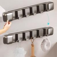 Gancho plegable con ventosa de 5 ganchos, perchas para bata y abrigos resistentes sin rastro, gancho de almacenamiento de artículos diversos reutilizable sin perforar - details 15