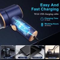 Aspiradora de Mano para Coche de Alta Potencia de 120W 9000Pa, Luz LED, Múltiples Boquillas para Hogar, Oficina, Mascotas - details 3